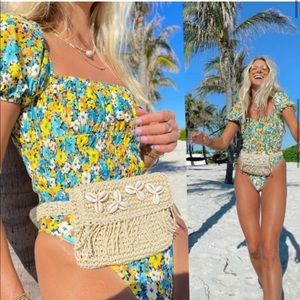 NWT L*SPACE Marilyn one piece classic